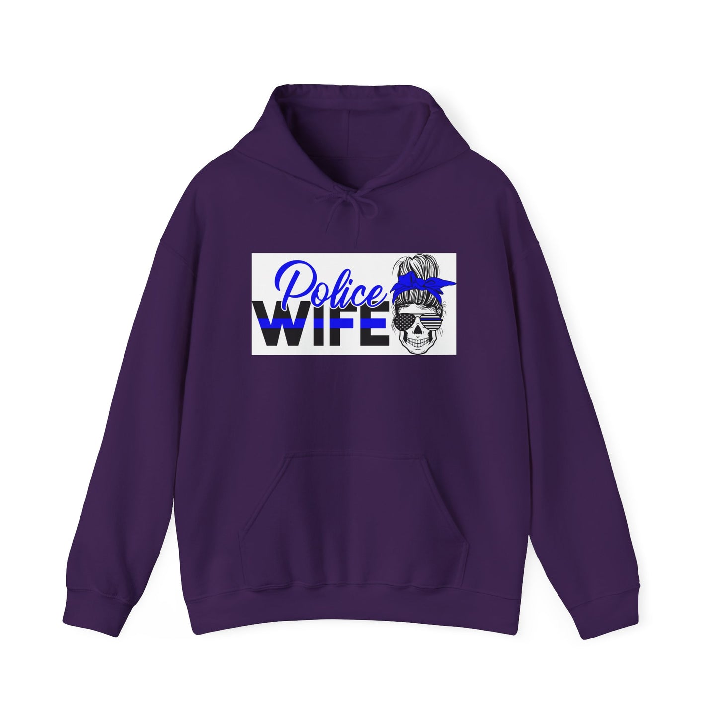 Police Wife Hooded Sweatshirt - Unisex Heavy Blend™