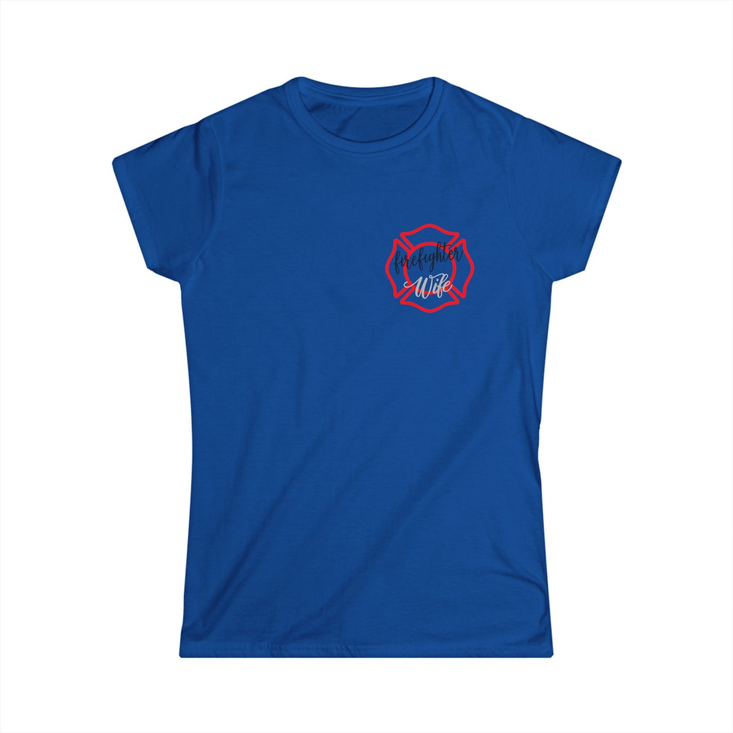 Firefighter Wife Softstyle Tee - #FireWife Graphic T-Shirt