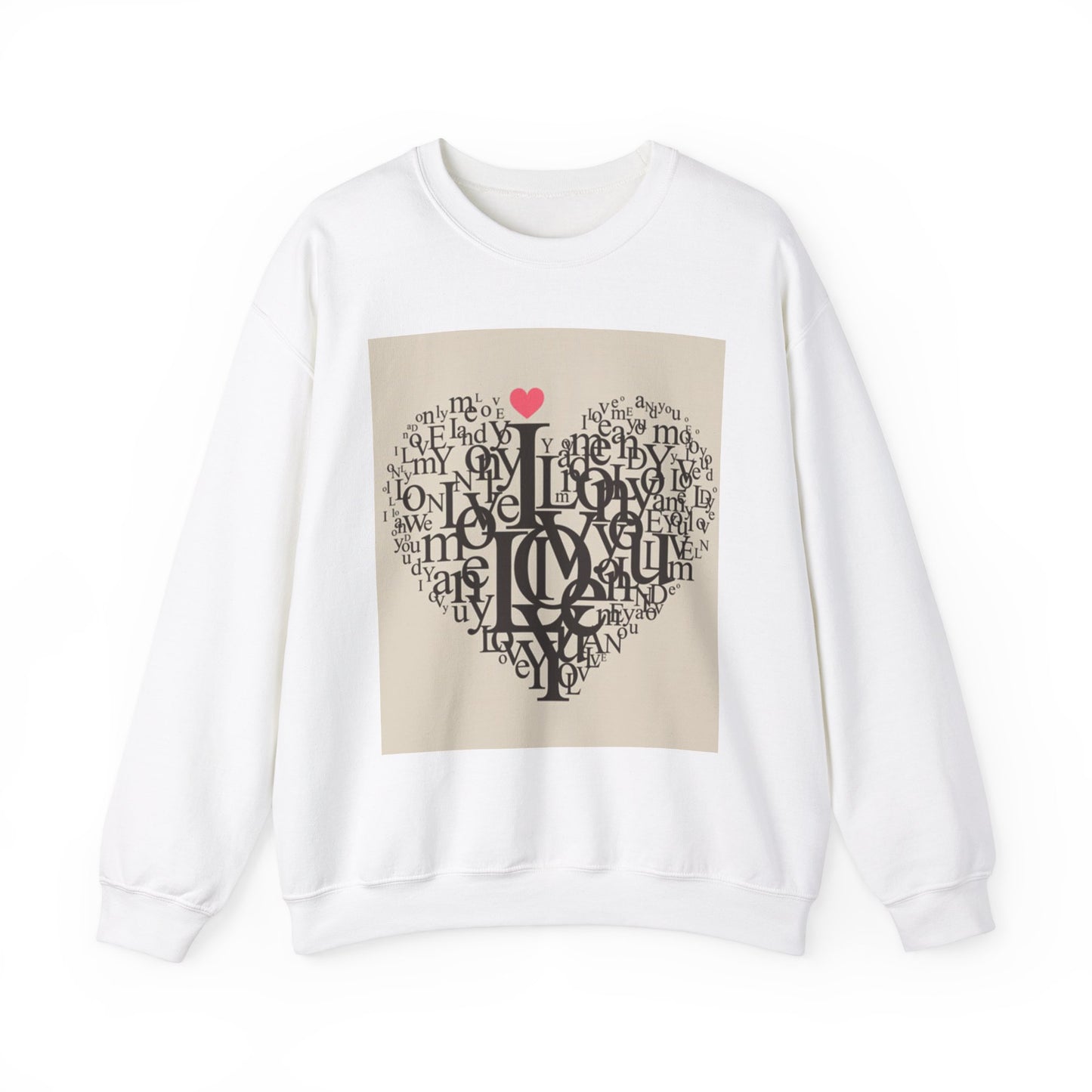 Heartfelt Love Sweatshirt - Unisex Heavy Blend™ Crewneck for Comfort and Connection