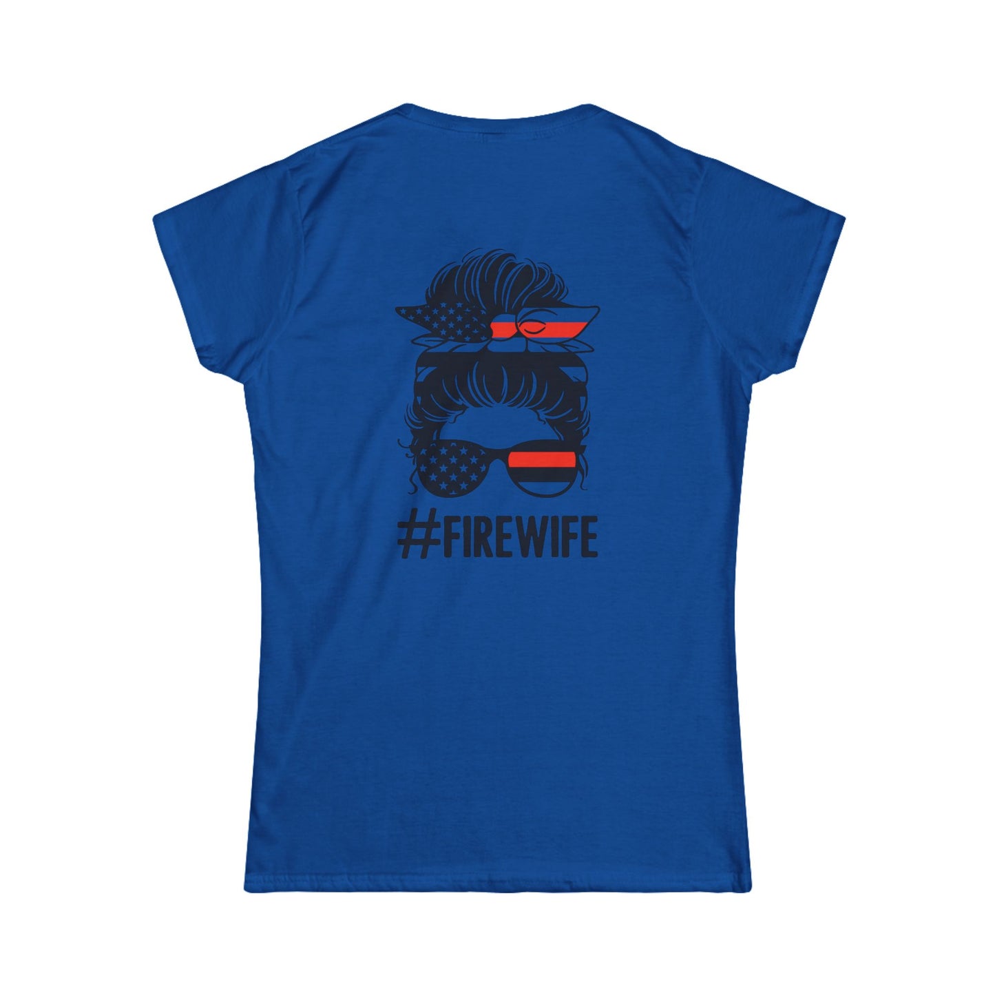 Firefighter Wife Softstyle Tee - #FireWife Graphic T-Shirt