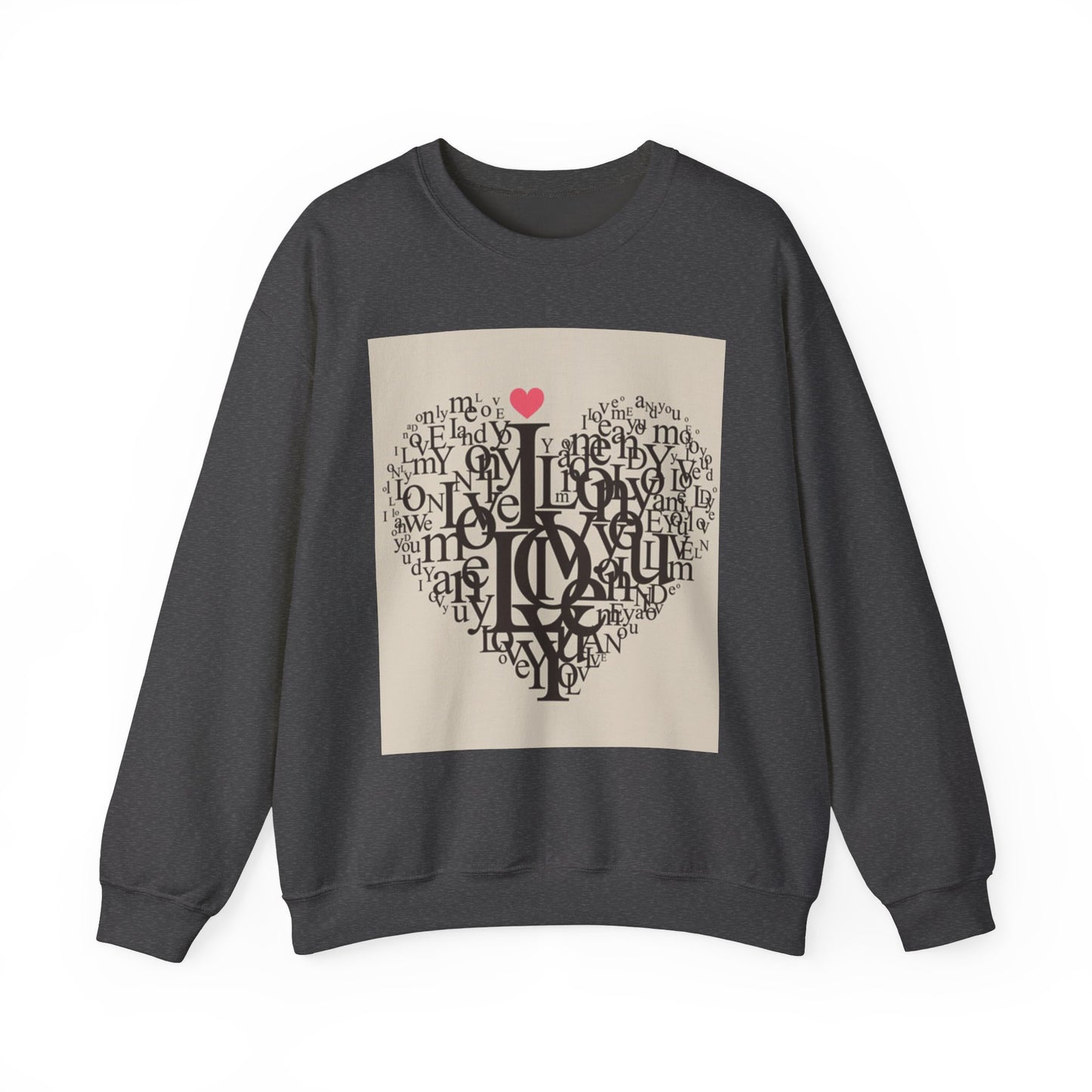 Heartfelt Love Sweatshirt - Unisex Heavy Blend™ Crewneck for Comfort and Connection