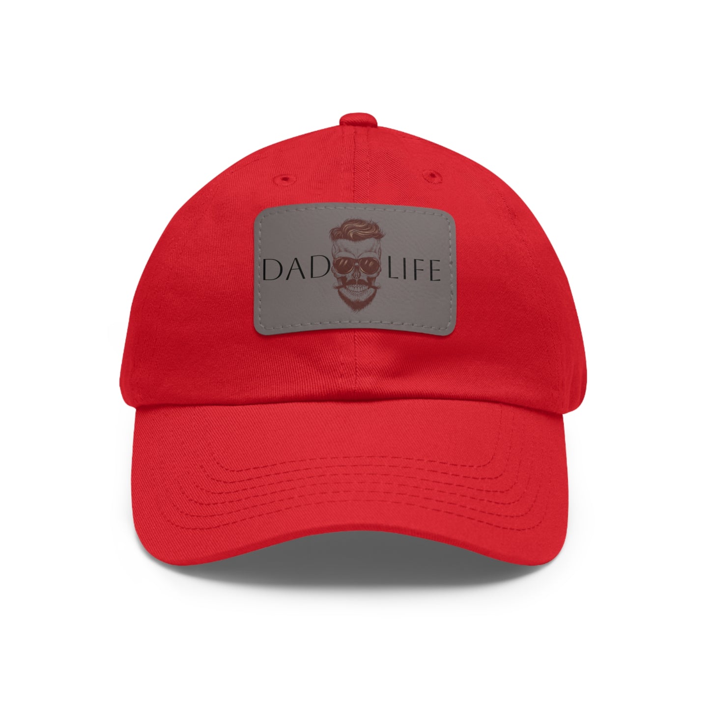 Dad Hat with Leather Patch (Rectangle) (Copy)