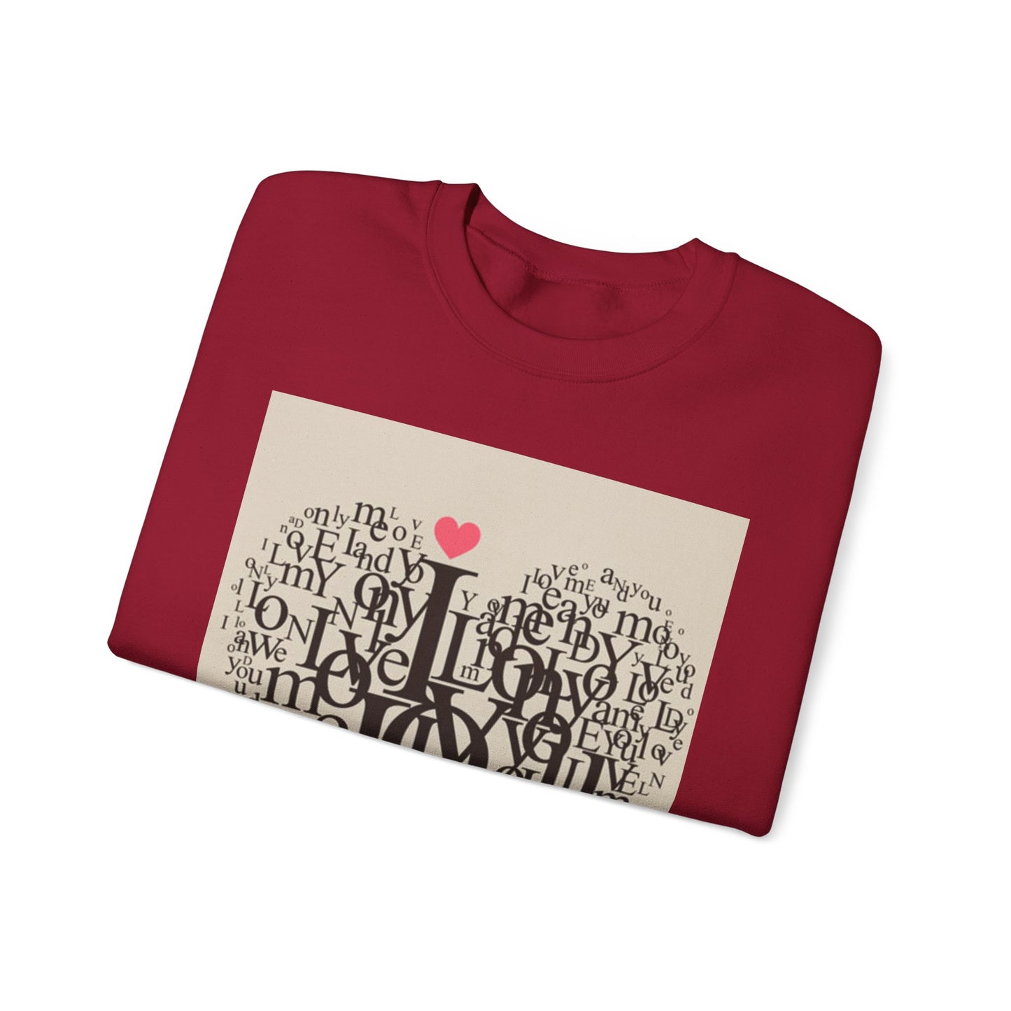 Heartfelt Love Sweatshirt - Unisex Heavy Blend™ Crewneck for Comfort and Connection