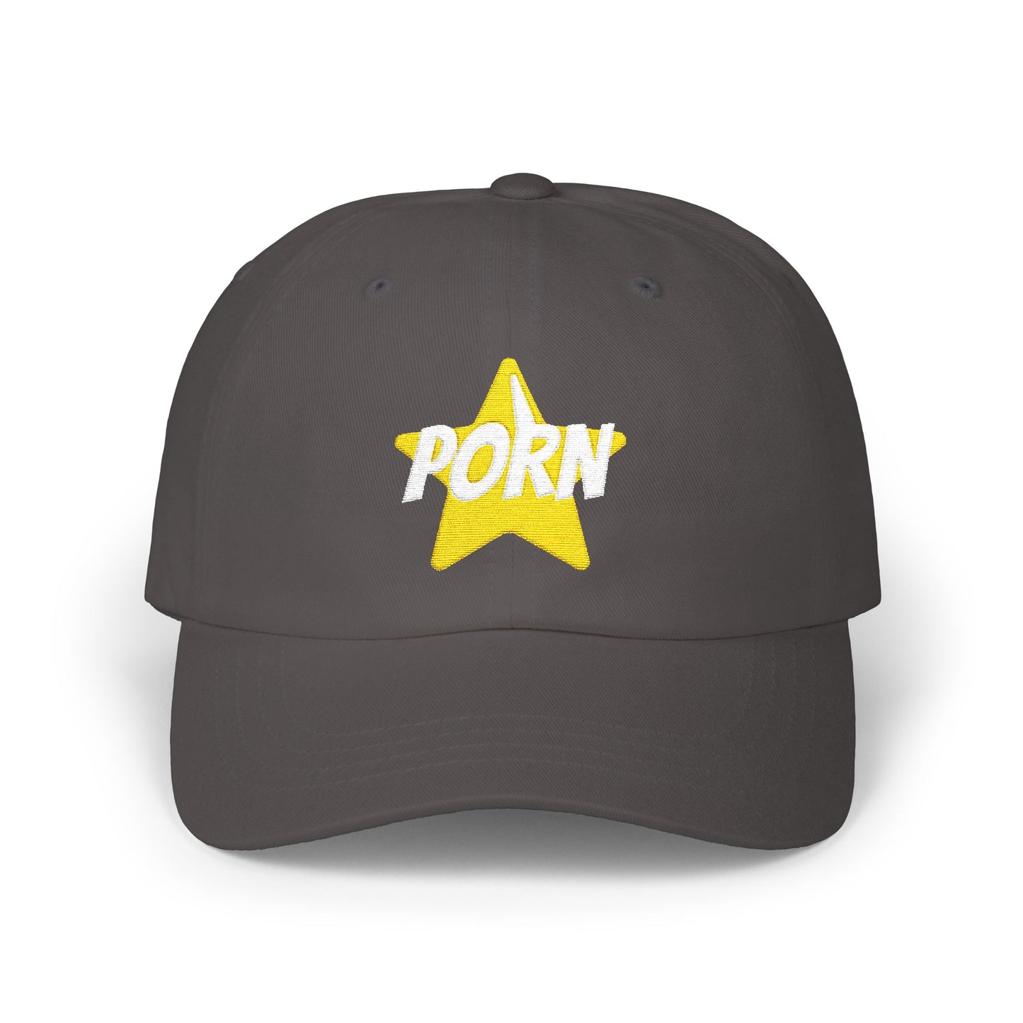 Playful Dad Cap with 'PORN' Design - Trendy Unisex Hat for Casual Wear, Great Gift for Him, Perfect for Summer Events, Festivals, funny hat, statement hat, gifts for her