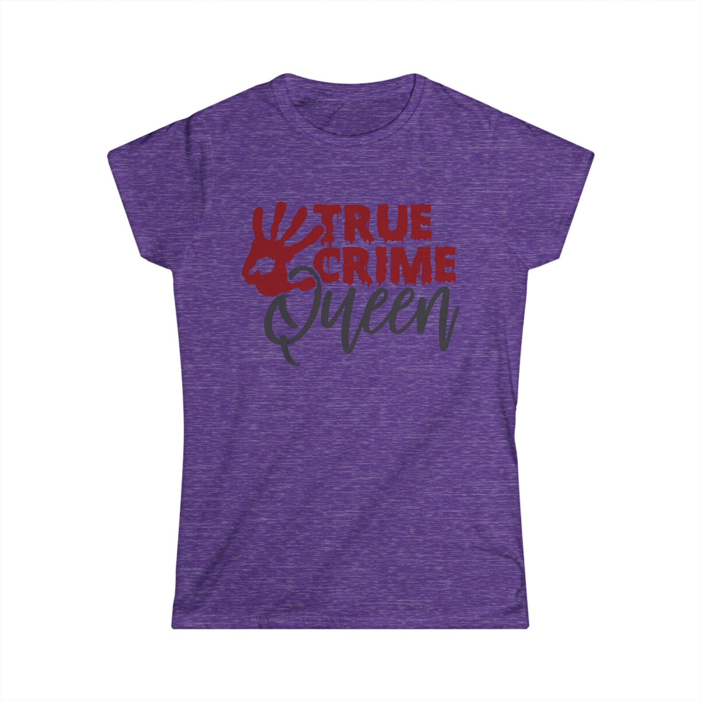 True Crime Queen Women's Tee - Perfect for True Crime Fans, Gifts, Casual Wear, Birthday, Halloween