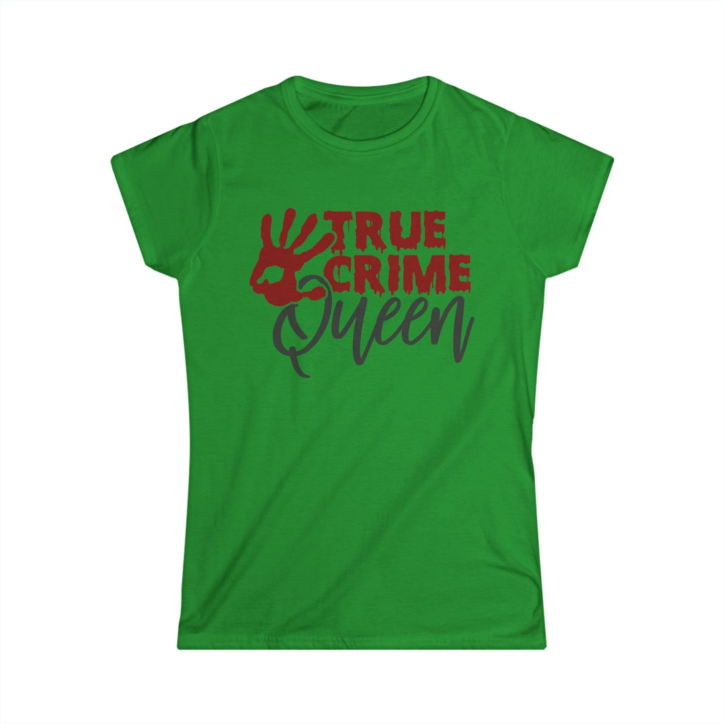 True Crime Queen Women's Tee - Perfect for True Crime Fans, Gifts, Casual Wear, Birthday, Halloween
