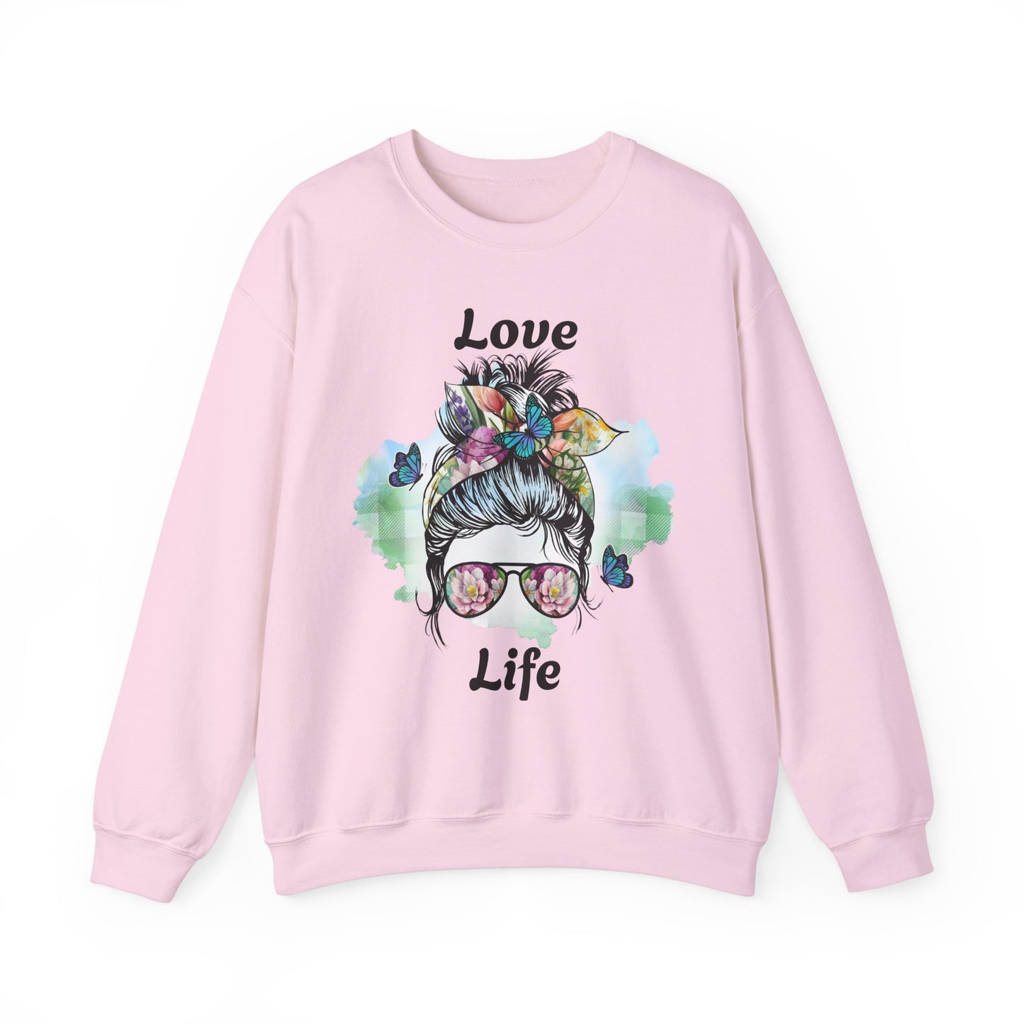 Love Life Unisex Heavy Blend Crewneck Sweatshirt - Stylish and Comfortable