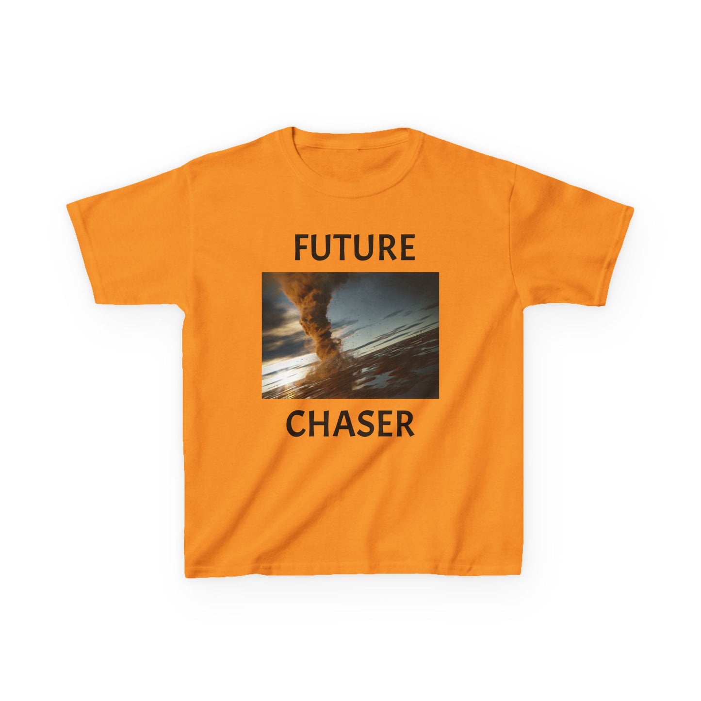 Kids Future Chaser Tornado Tee - Exciting Cotton T-Shirt for Young Adventurers