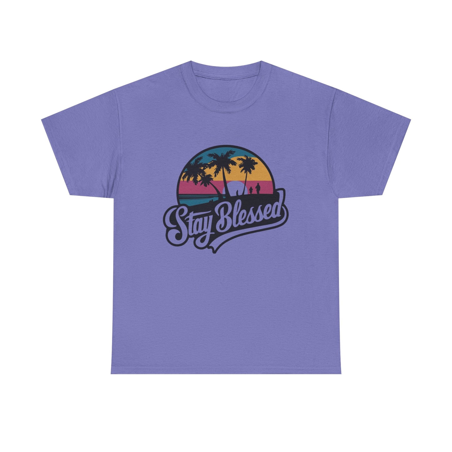 Stay Blessed Unisex Heavy Cotton Tee – Casual Comfort for Positive Vibes