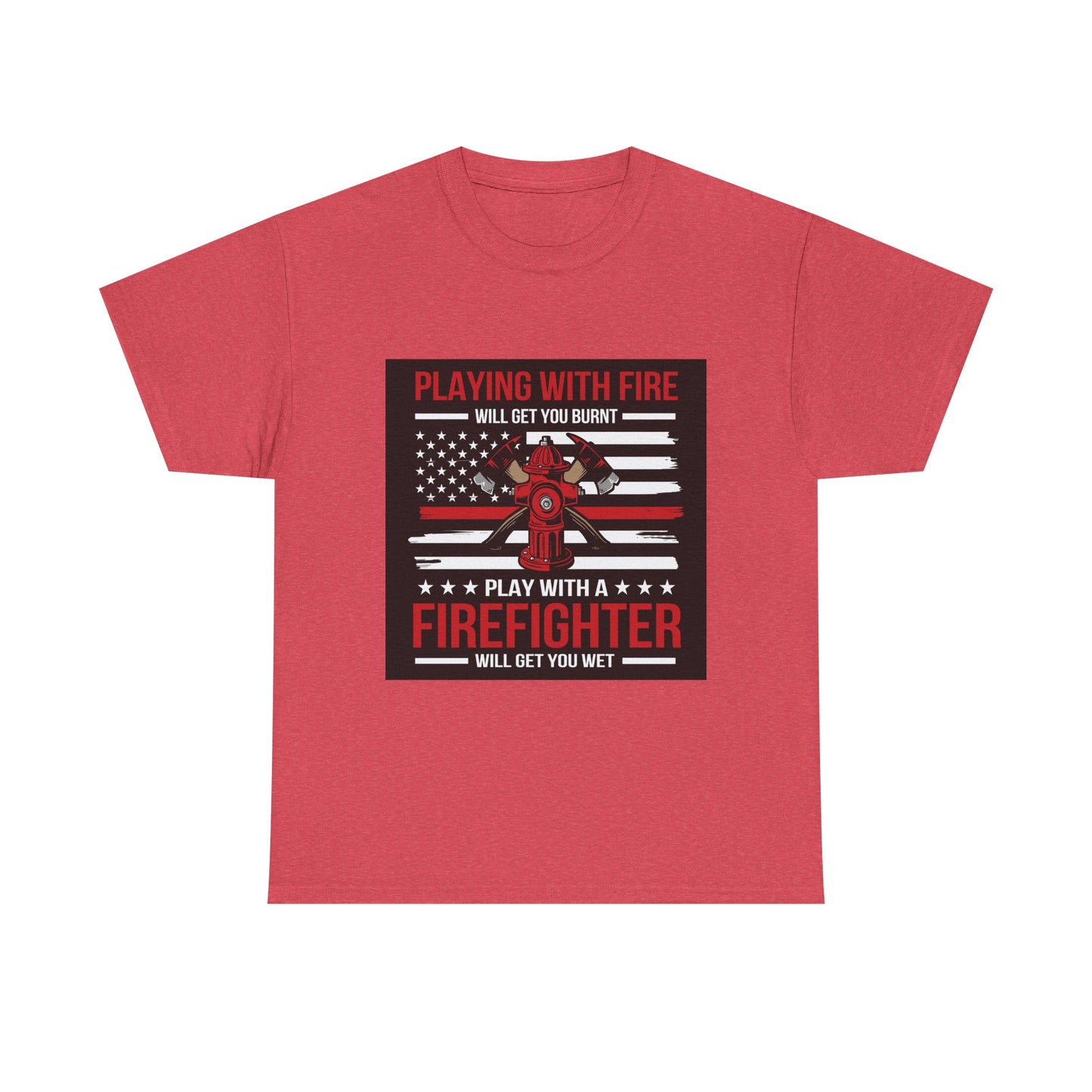 Firefighter Humor Unisex Heavy Cotton Tee | Perfect Gift for Firefighters