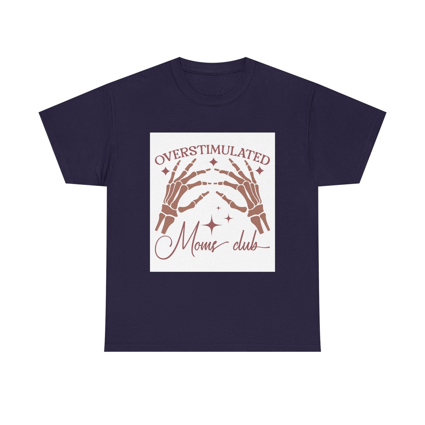 Overstimulated Moms Club Unisex Heavy Cotton Tee