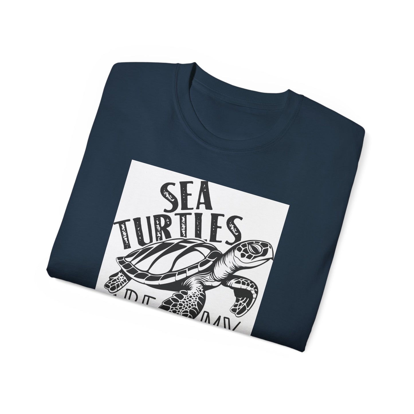 Sea Turtles Spirit Animal Unisex Ultra Cotton Tee - Eco-Friendly Nature Shirt