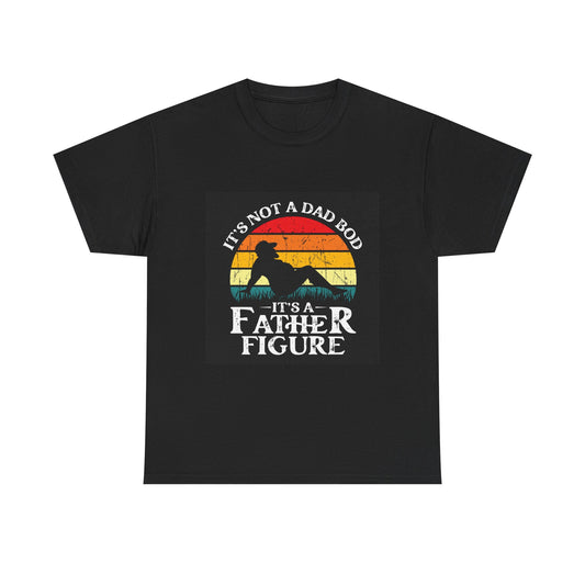 Father Figure Unisex Heavy Cotton Tee - Perfect Gift for Dads, Celebrating Fatherhood