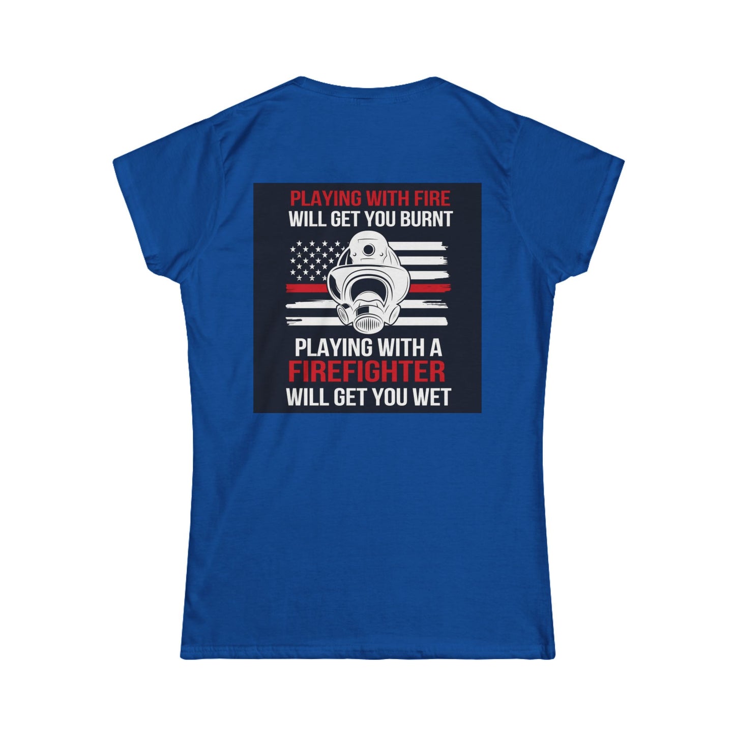 Women's Firefighter Tee | Inspired Apparel for Her | Perfect Gift for Firefighting Moms & Wives | Bold Statement Shirt
