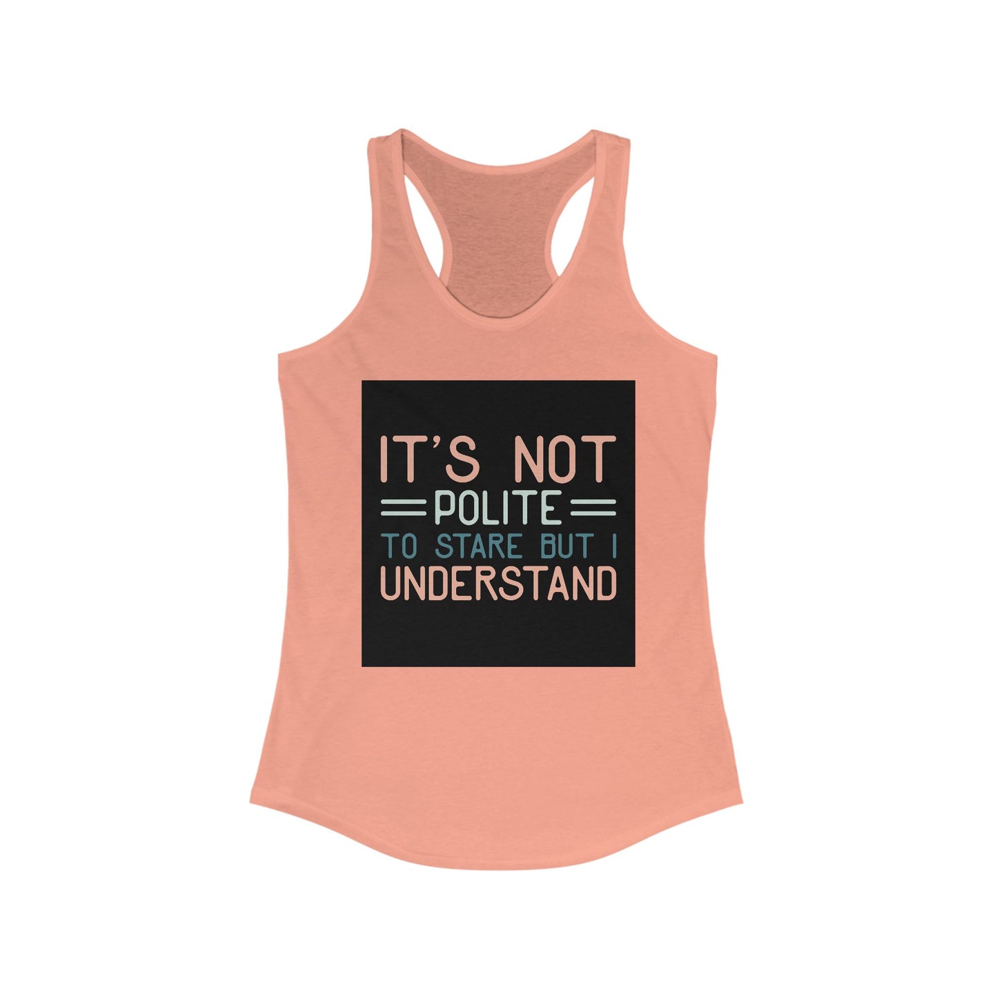 Women's Funny Racerback Tank, Perfect for Summer, Gift for Friends, Casual Wear, Workout Top, Lightweight and Comfy