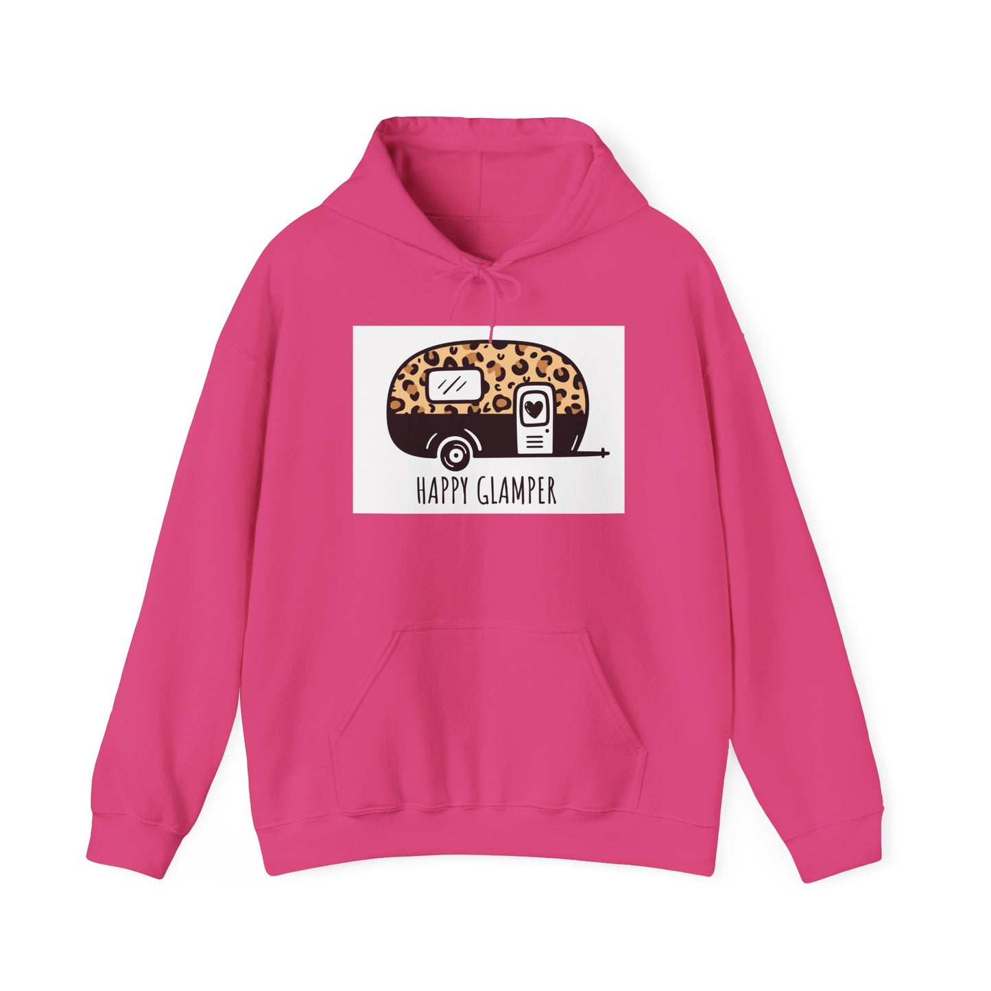 Happy Glamper Unisex Heavy Blend™ Hoodie - Cozy Camping Sweatshirt