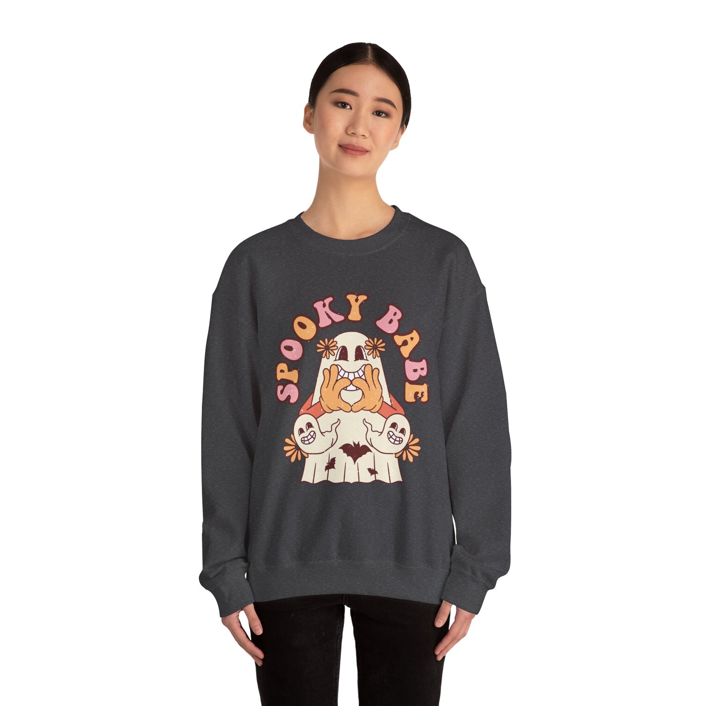 Spooky Babe Crewneck Sweatshirt - Comfy Halloween Apparel, Unisex Gift, Fall Fashion, Cozy Sweater for All Occasions, Perfect for [...]