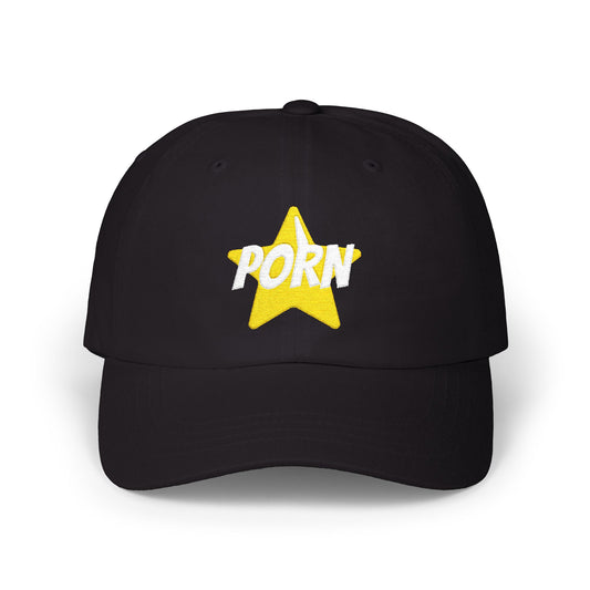 Playful Dad Cap with 'PORN' Design - Trendy Unisex Hat for Casual Wear, Great Gift for Him, Perfect for Summer Events, Festivals, funny hat, statement hat, gifts for her