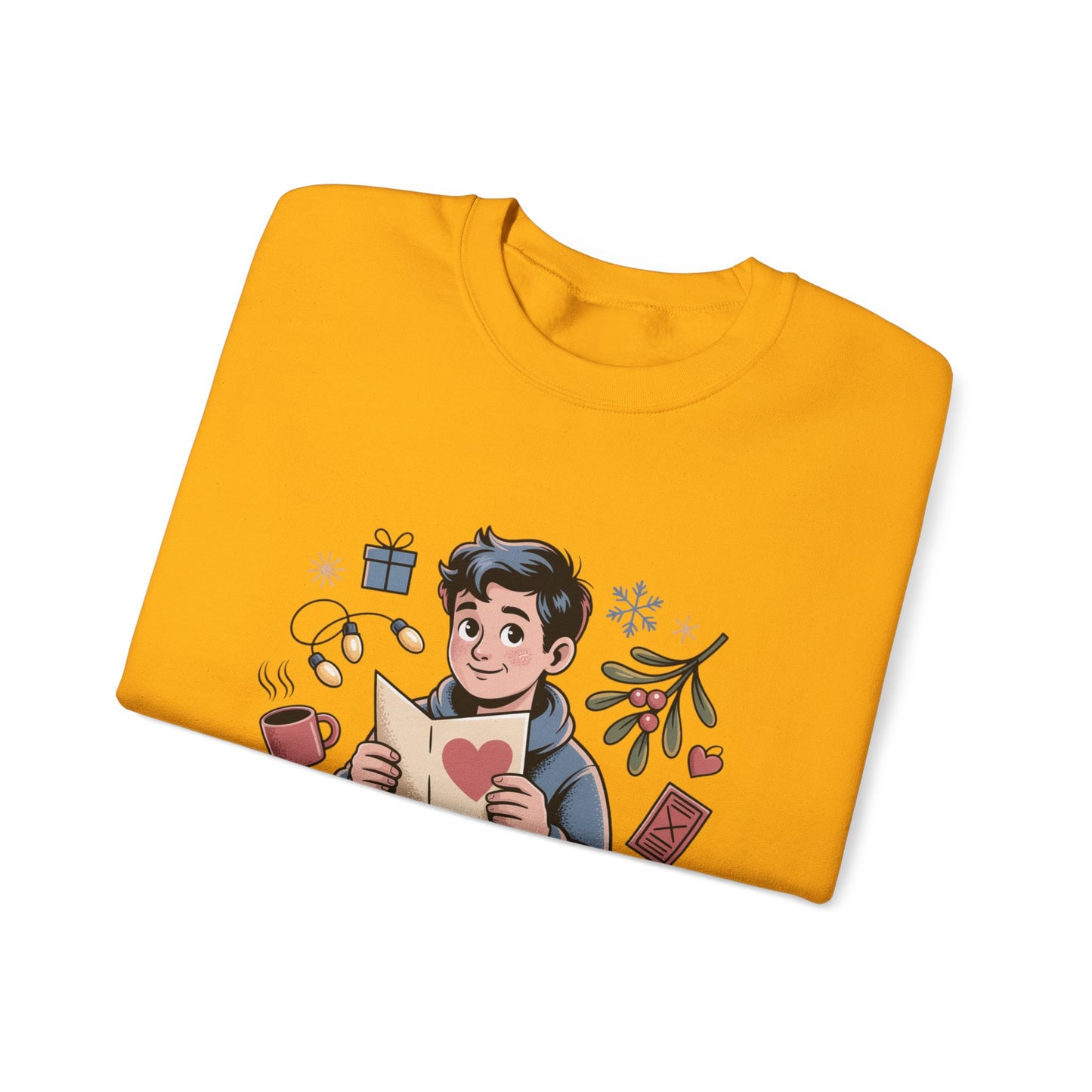 Looking for Holidate Sweatshirt | Holiday Romance Illustration