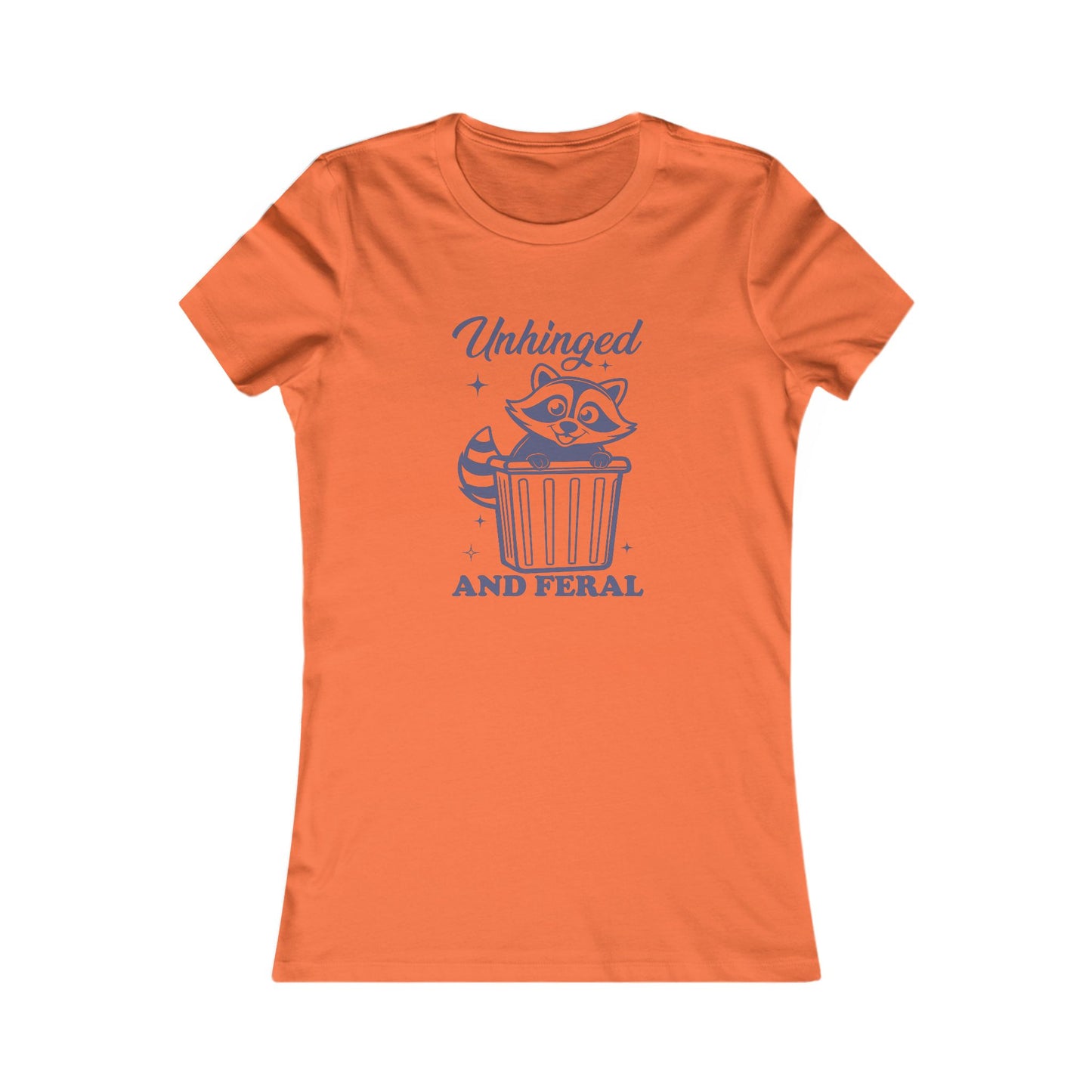 Whimsical Graphic Tee, Unhinged and Feral Shirt, Funny Animal Top, Casual Wear, Gift for Raccoon Lovers, Unique T-shirt