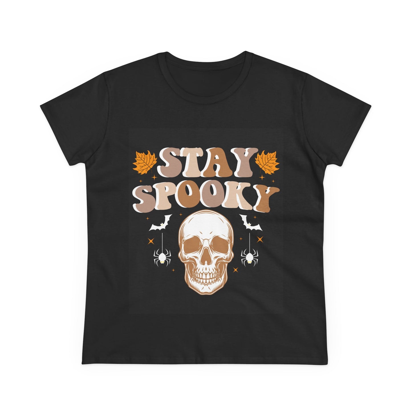 Stay Spooky Women's Tee - Halloween Shirt, Fall Fashion, Graphic Tee for Women, Casual Halloween, Spooky Season Outfit