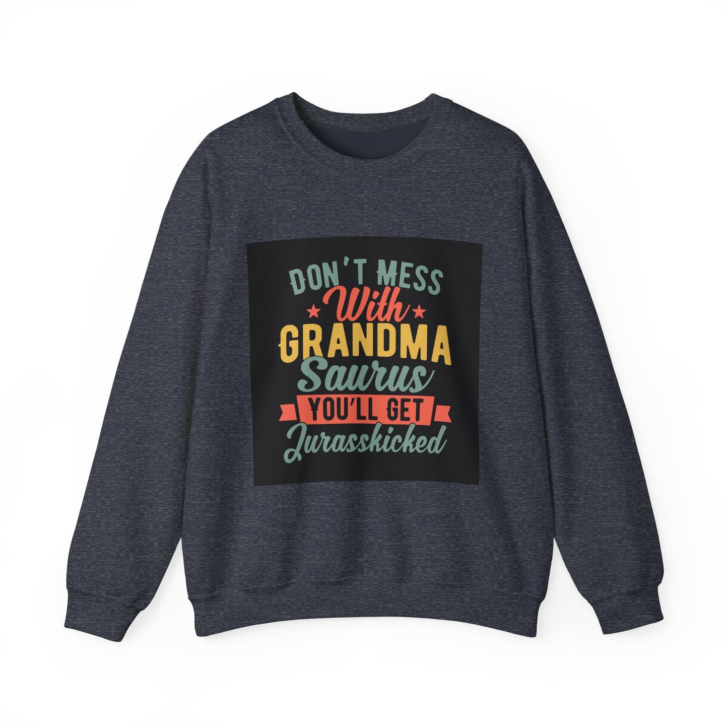 Funny Grandma Saurus Crewneck Sweatshirt