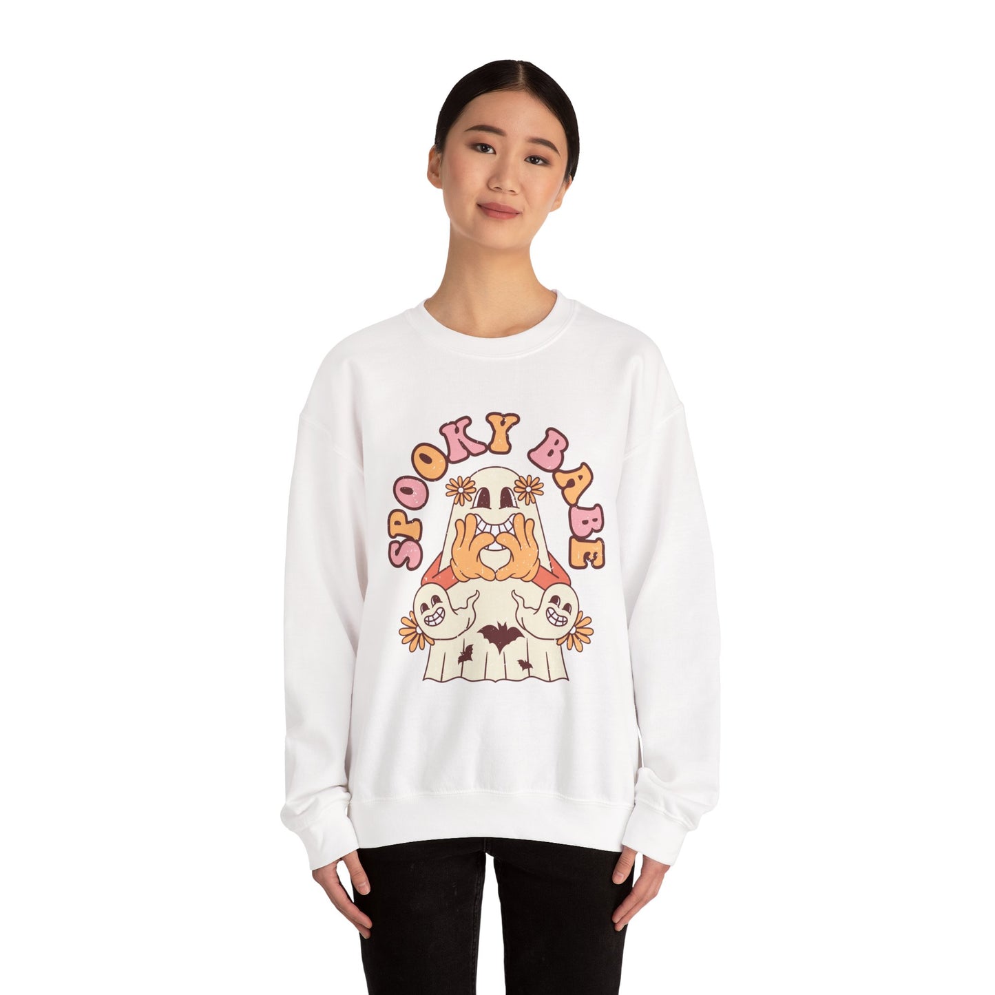 Spooky Babe Crewneck Sweatshirt - Comfy Halloween Apparel, Unisex Gift, Fall Fashion, Cozy Sweater for All Occasions, Perfect for [...]