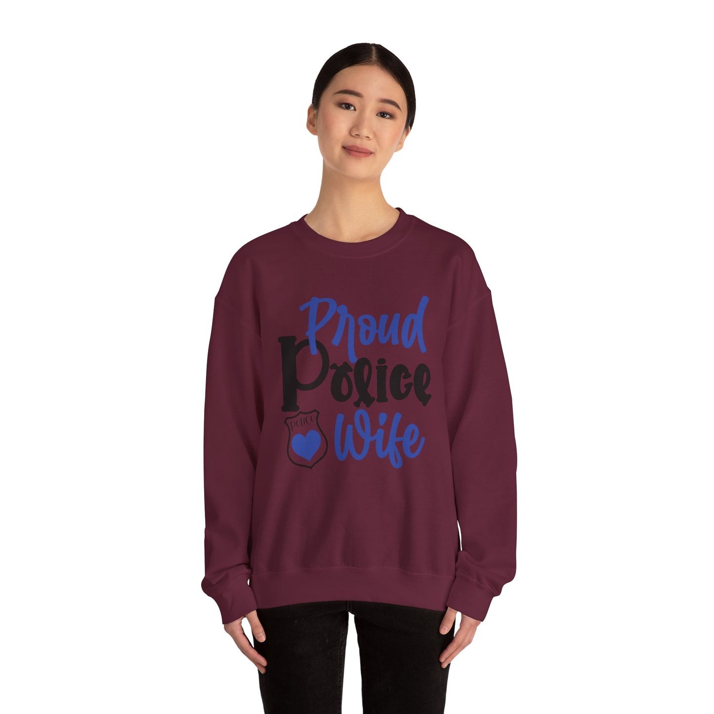 Proud Police Wife Sweatshirt | Unisex Heavy Blend Crewneck | Perfect Gift for Police Families, Law Enforcement Support, Cozy Everyday [...]