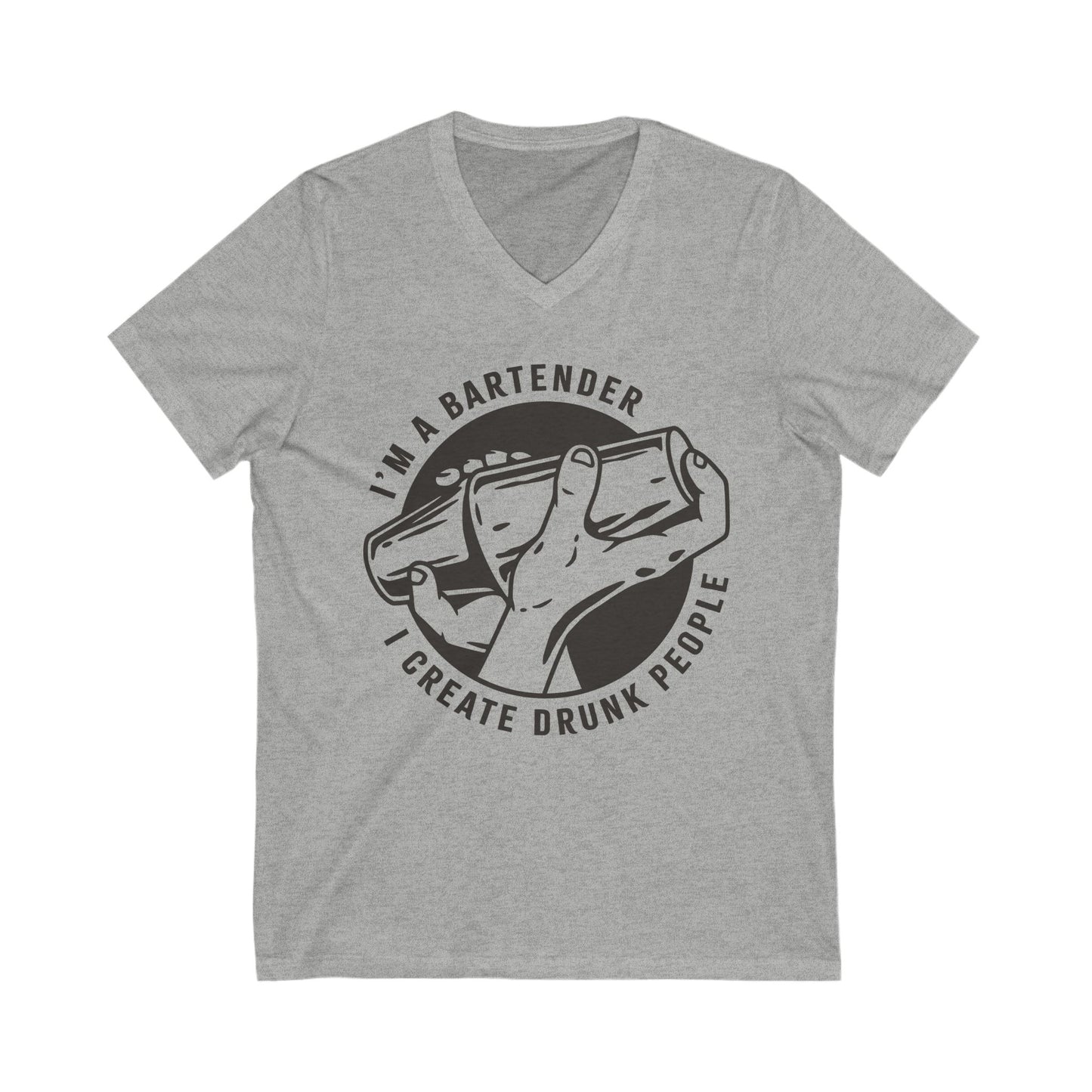I'm A Bartender Unisex V-Neck Tee | Fun Shirt for Bartenders, Gifts for Cocktail Lovers, Alcohol Humor Tee, Drinking Celebration [...]