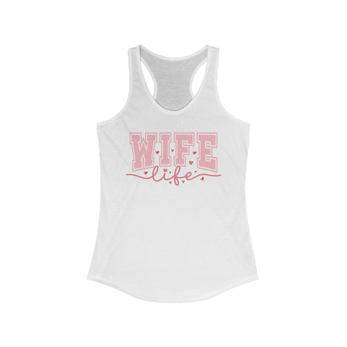 Wife Life Racerback Tank | Comfortable Women’s Workout Top | Perfect for Gifts