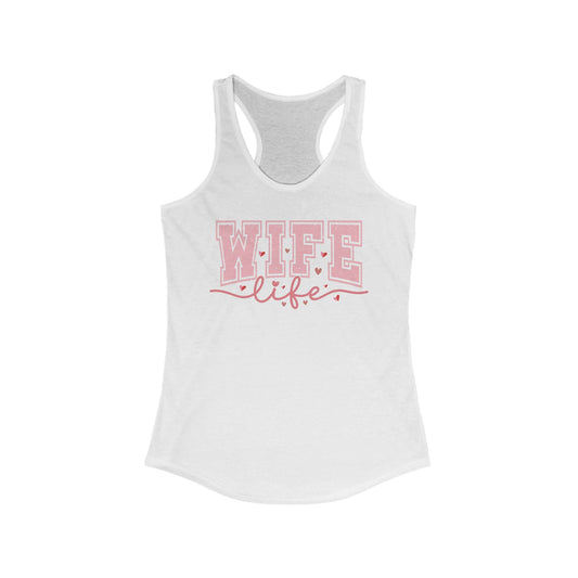 Wife Life Racerback Tank | Comfortable Women’s Workout Top | Perfect for Gifts