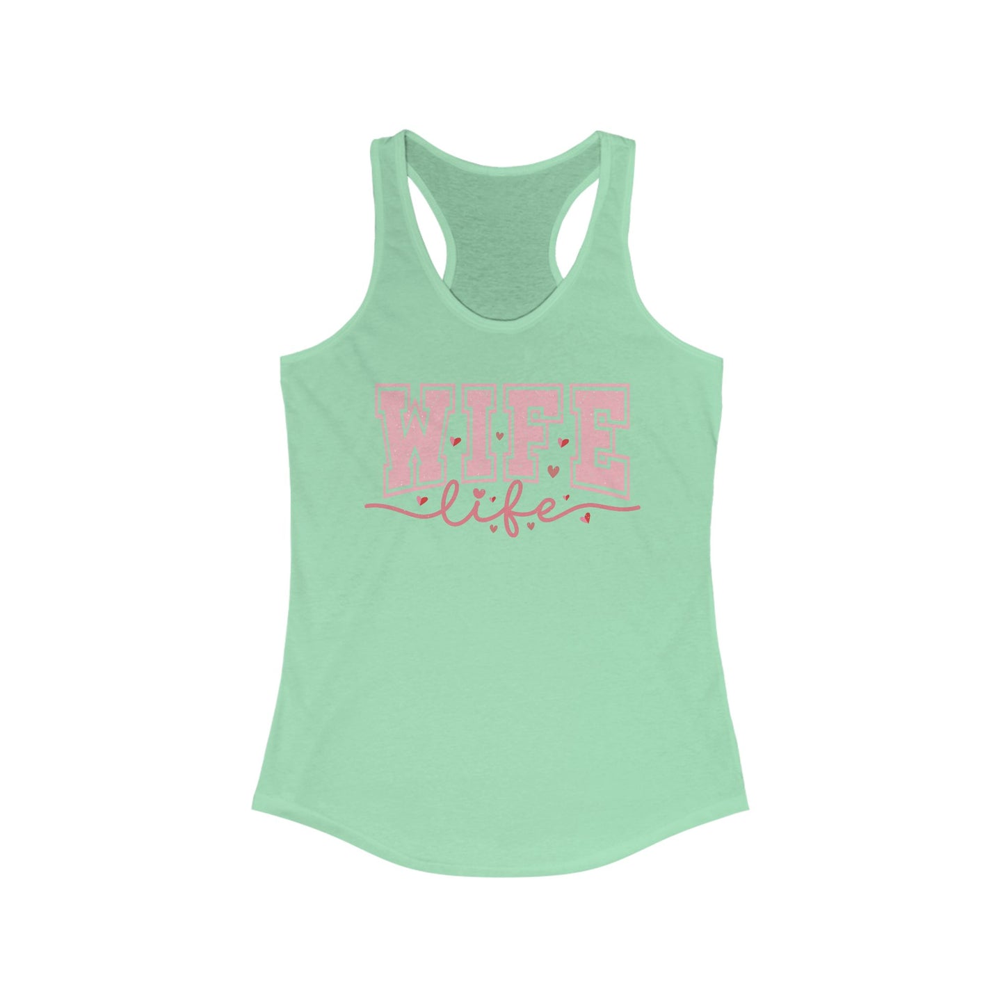 Wife Life Racerback Tank | Comfortable Women’s Workout Top | Perfect for Gifts