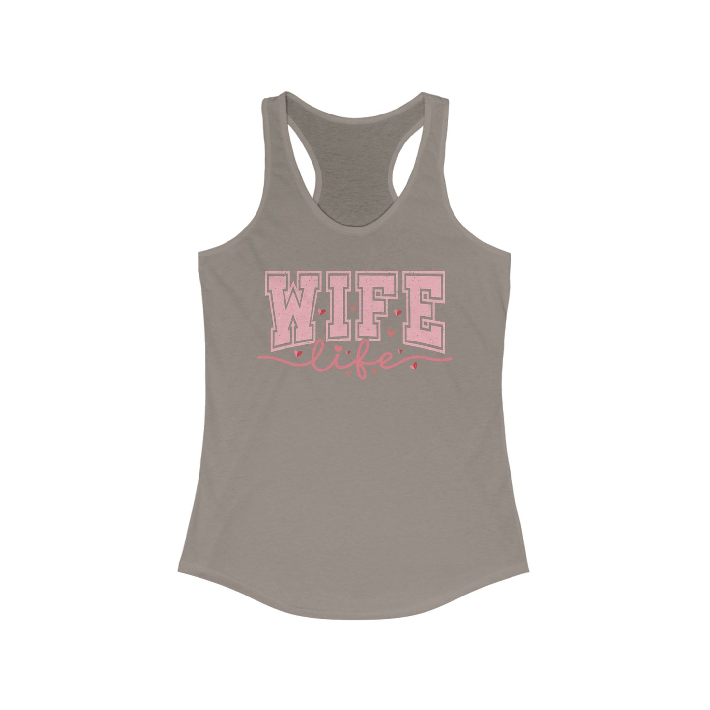 Wife Life Racerback Tank | Comfortable Women’s Workout Top | Perfect for Gifts