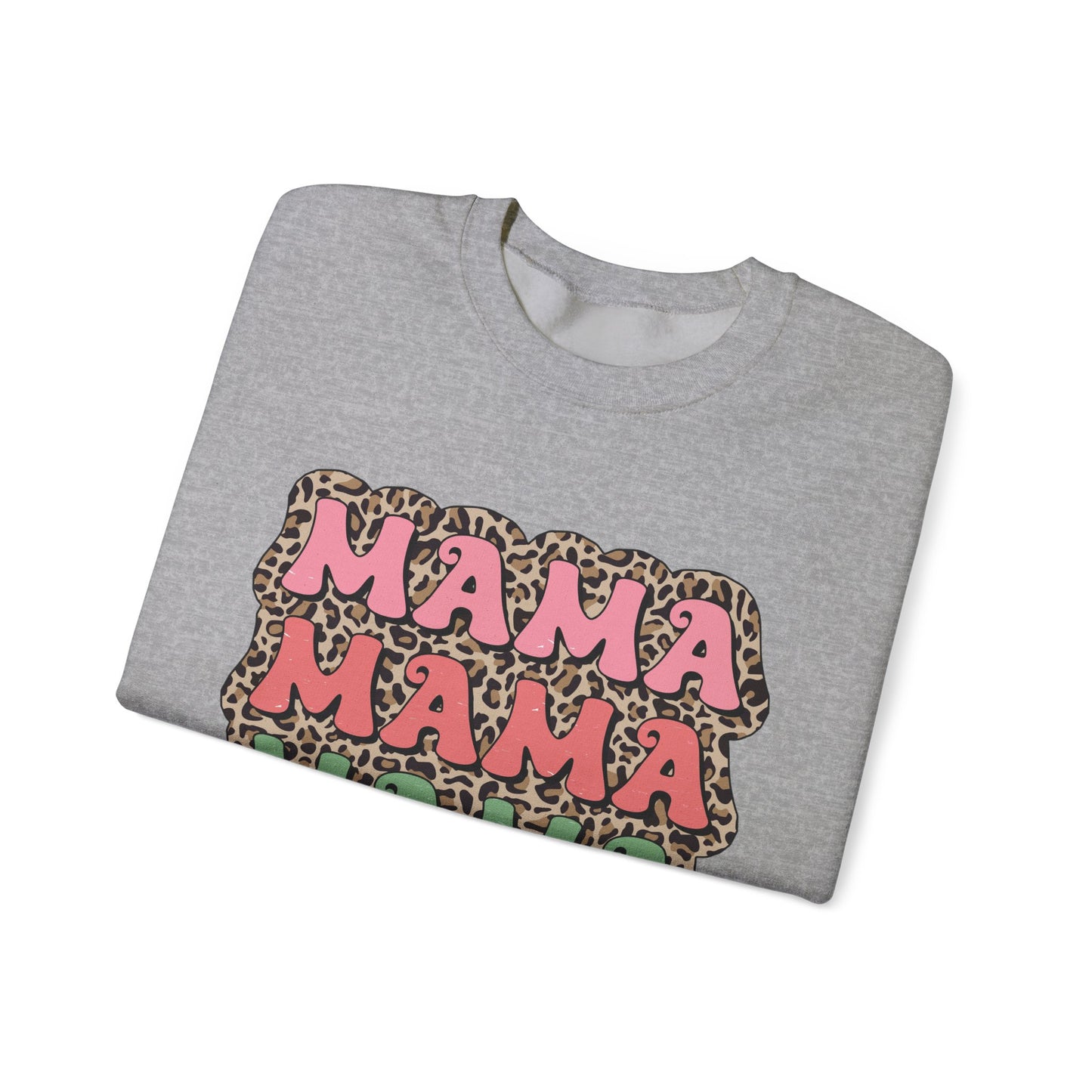 Mama Graphic Crewneck Sweatshirt - Stylish and Cozy for Moms