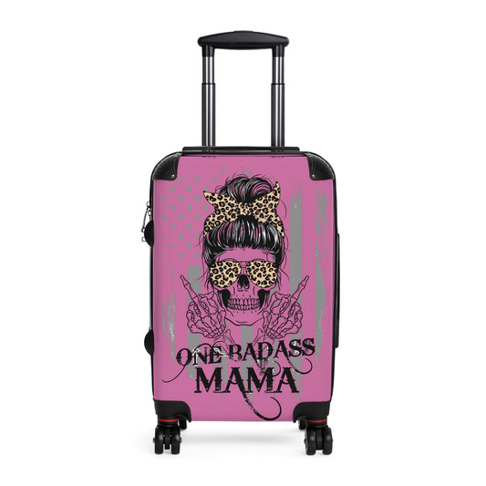 One Badass Mama Luggage Suitcase - Trendy Travel Bag for Empowered Moms