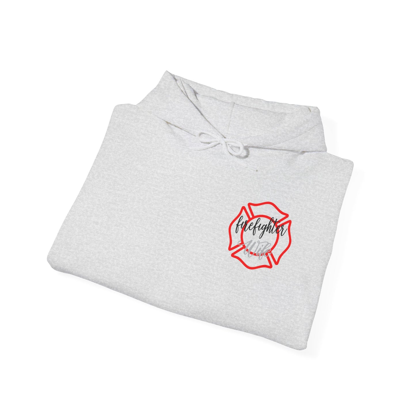 Firefighter Wife Hooded Sweatshirt - Unisex Heavy Blend™ - Support & Honor