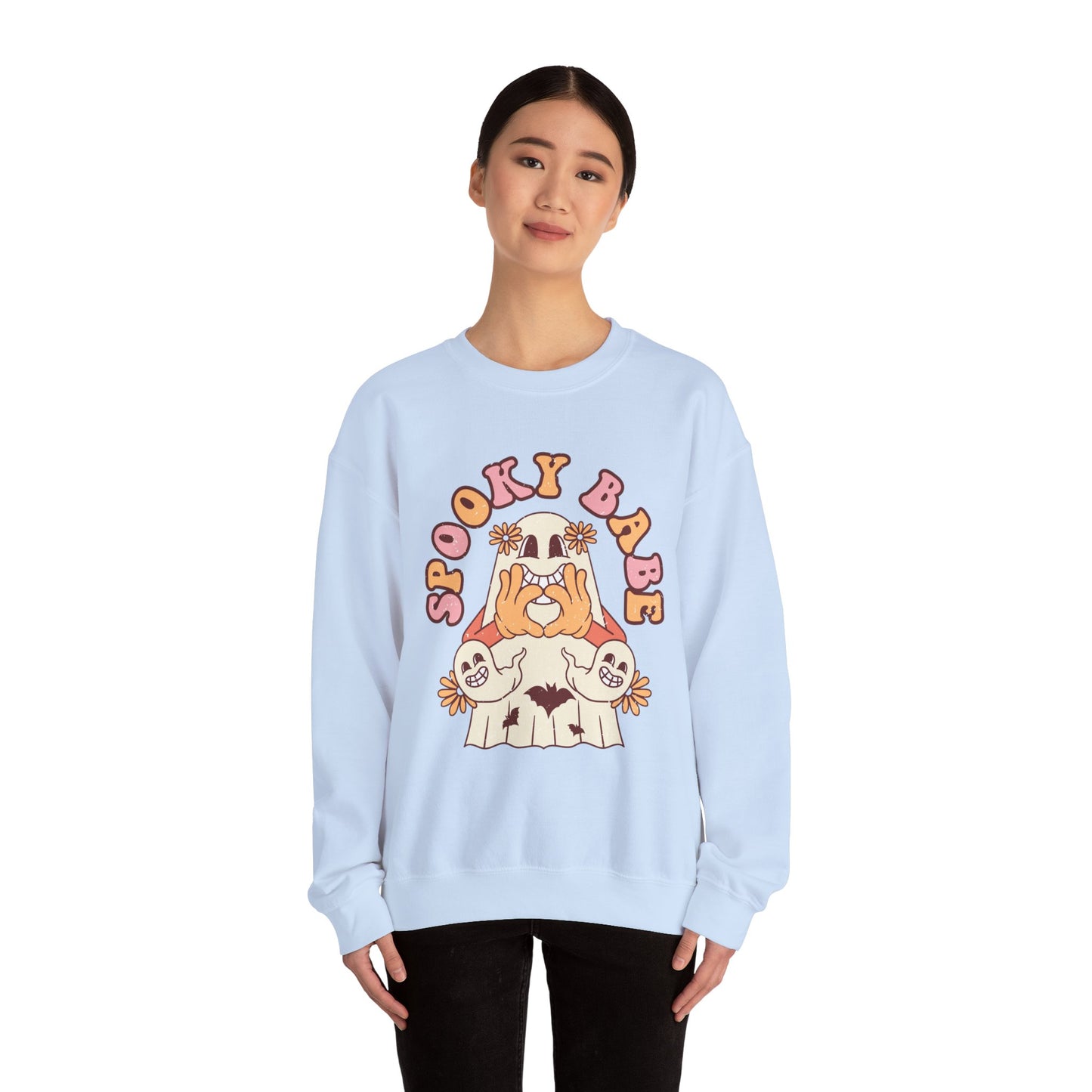 Spooky Babe Crewneck Sweatshirt - Comfy Halloween Apparel, Unisex Gift, Fall Fashion, Cozy Sweater for All Occasions, Perfect for [...]
