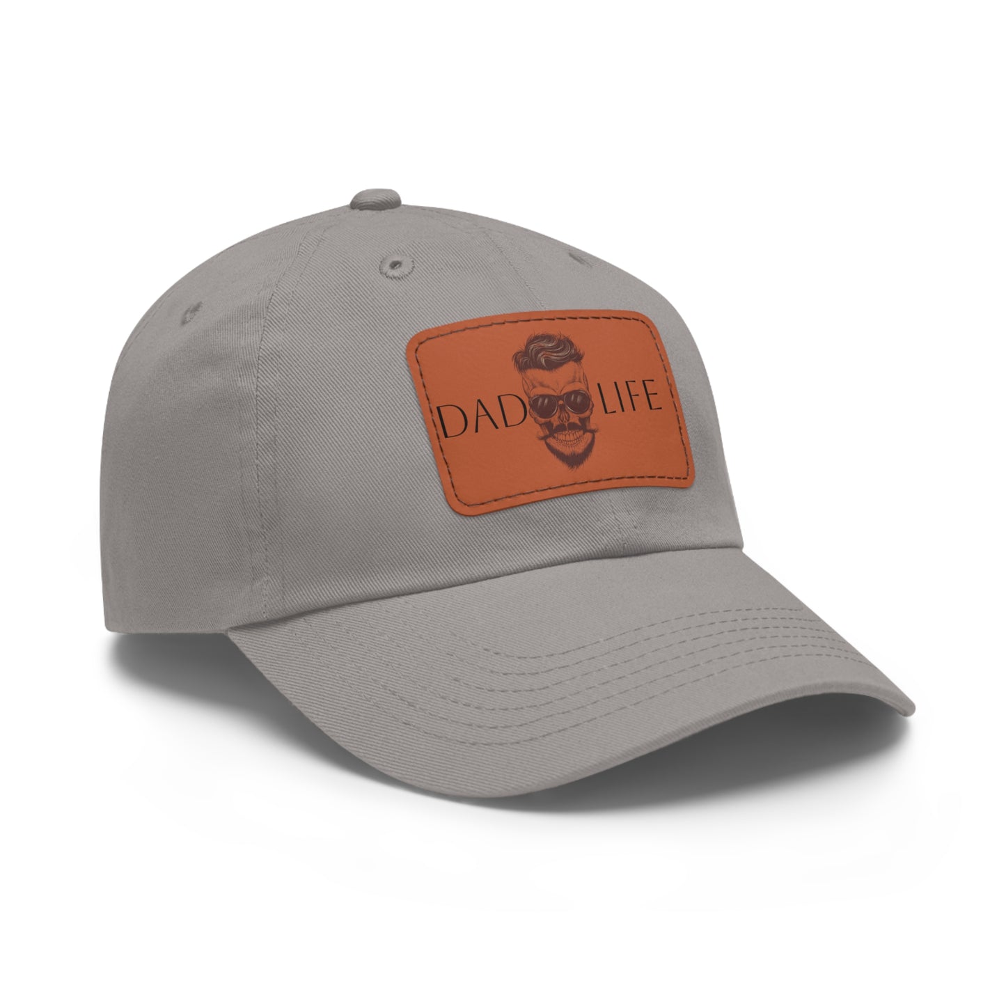 Dad Hat with Leather Patch (Rectangle) (Copy)