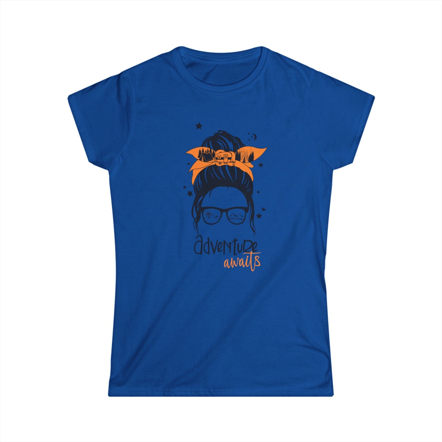 Adventure Awaits Women's Softstyle Tee - Perfect for Animal Lovers