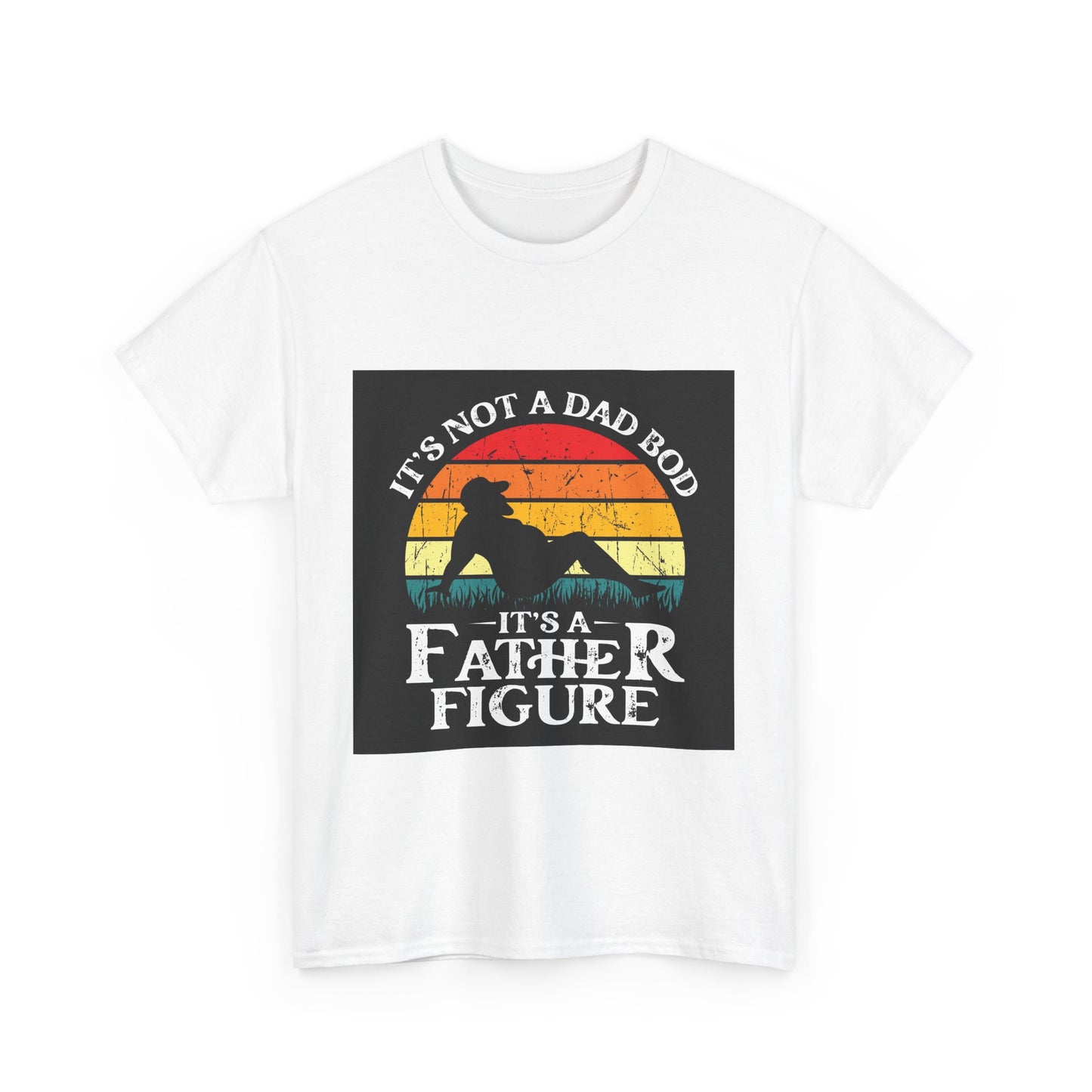 Father Figure Unisex Heavy Cotton Tee - Perfect Gift for Dads, Celebrating Fatherhood