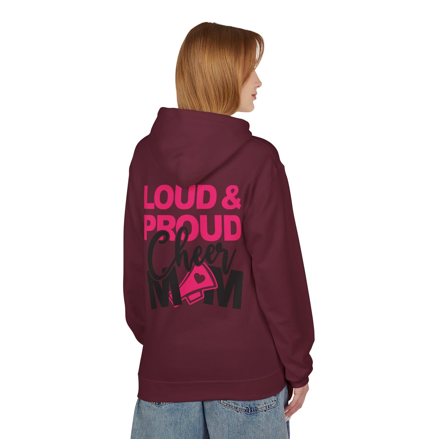 Cheer Mom Hoodie - Loud & Proud Cheerleading Sweatshirt, Gift for Cheer Parents, Comfortable Sportswear, Perfect for Game Days, Cheer [...]