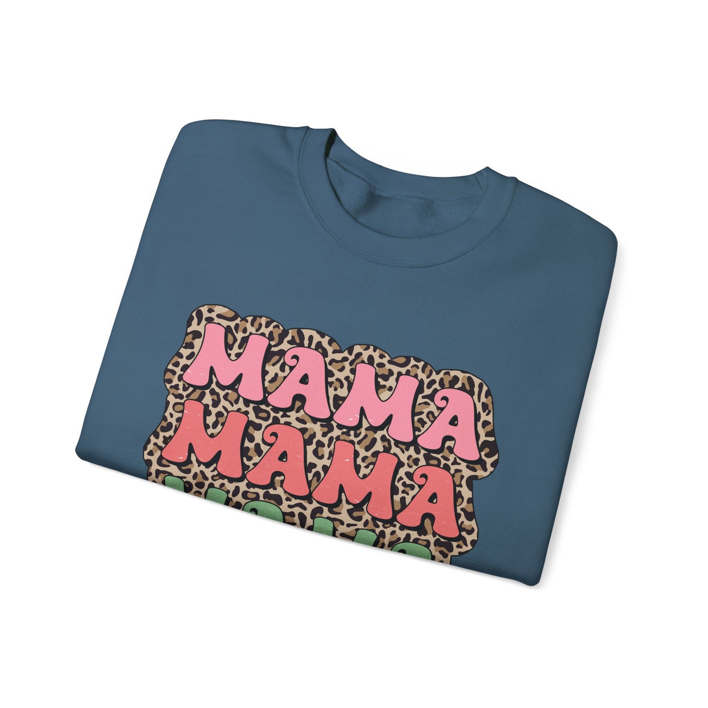 Mama Graphic Crewneck Sweatshirt - Stylish and Cozy for Moms