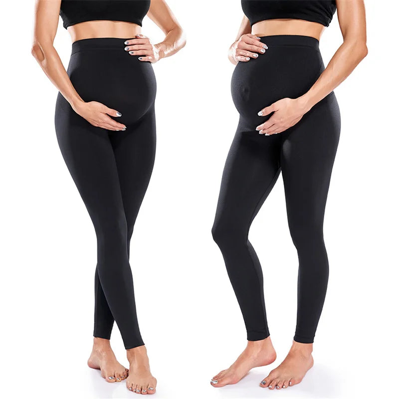 Maternity Leggings Women High Waist Pants Skinny Maternity Clothes for Pregnant Women Belly Support High Elasticity Shapewear